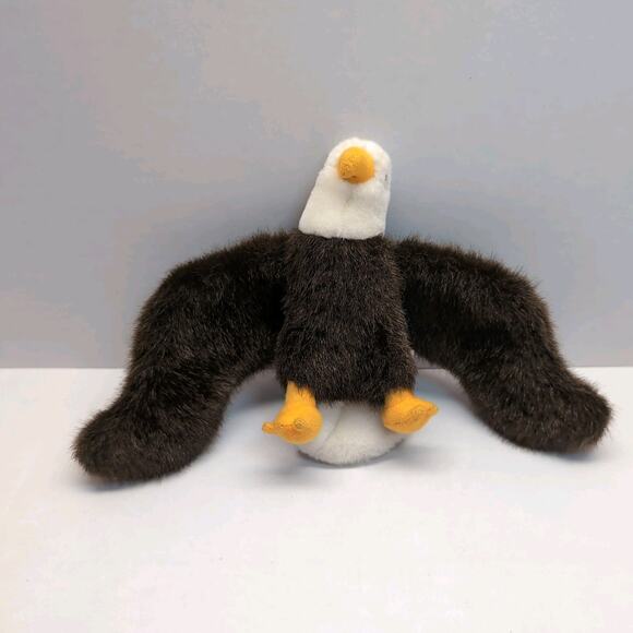 K & M International Bald Eagle Plush Stuffed Animal Toy 1994 - Picture 2 of 9